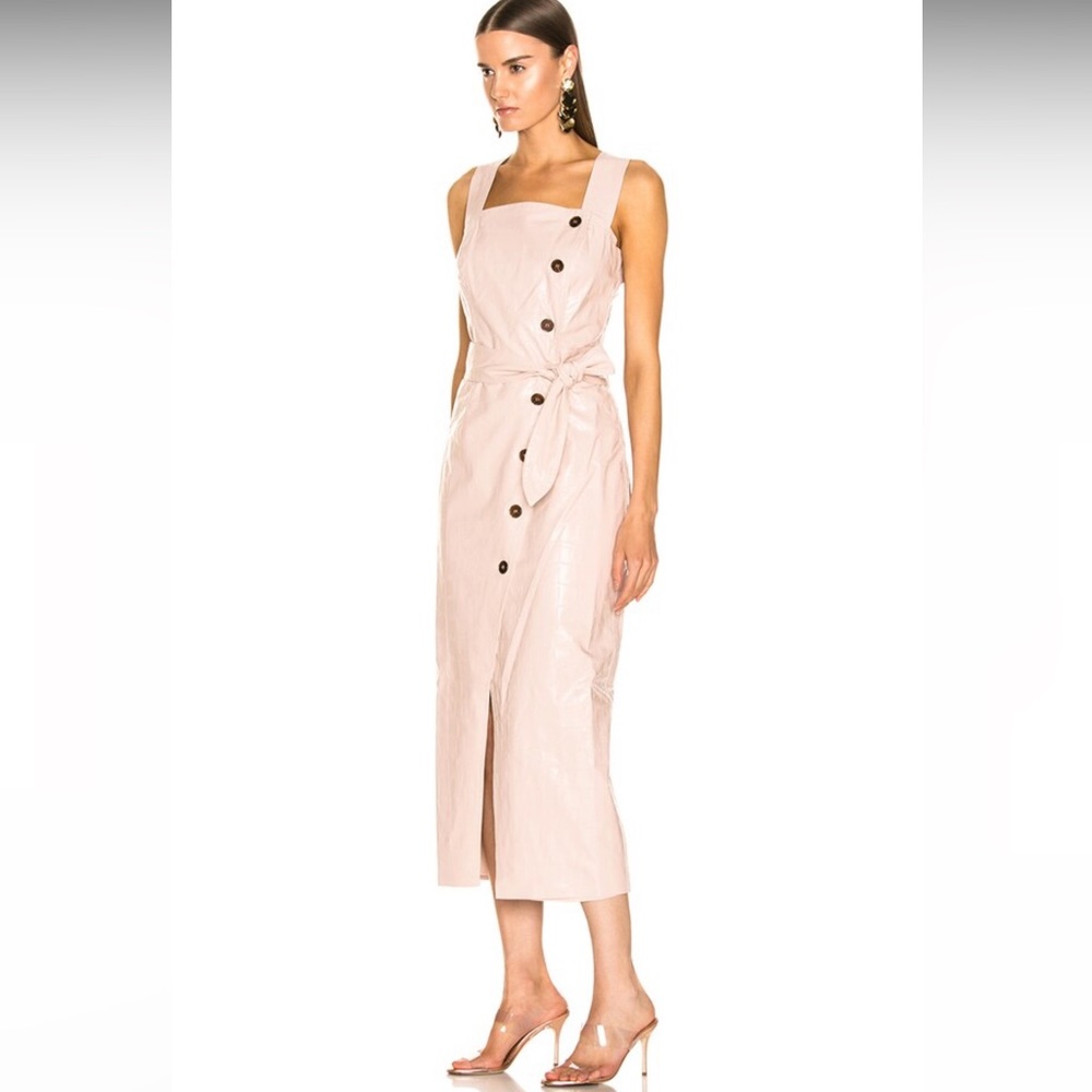 Nanushka Zara dress in Blush